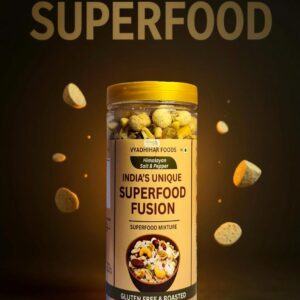 Vyadhihar Foods Superfood Fusion – Himalayan Salt & Pepper | Gluten-Free & Roasted Mix (540gm)
